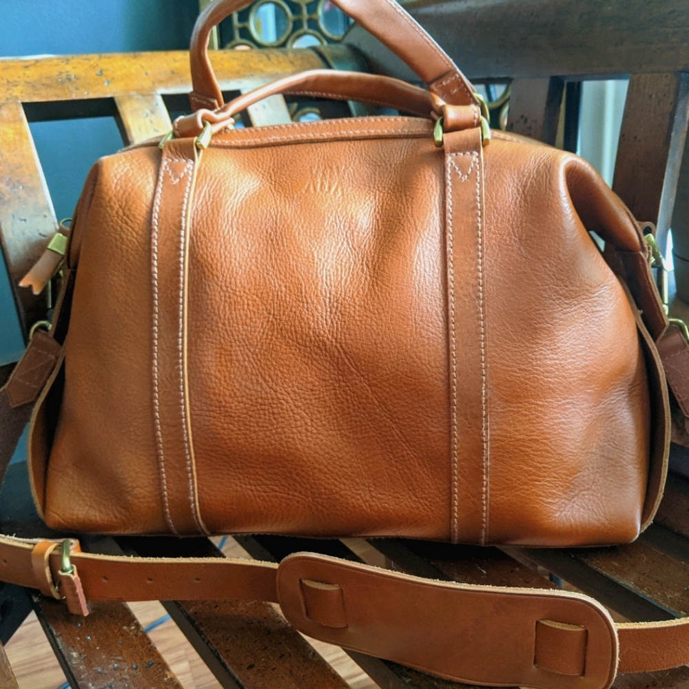 Meadwell Glasgow Satchel Bag w/XOX monogram